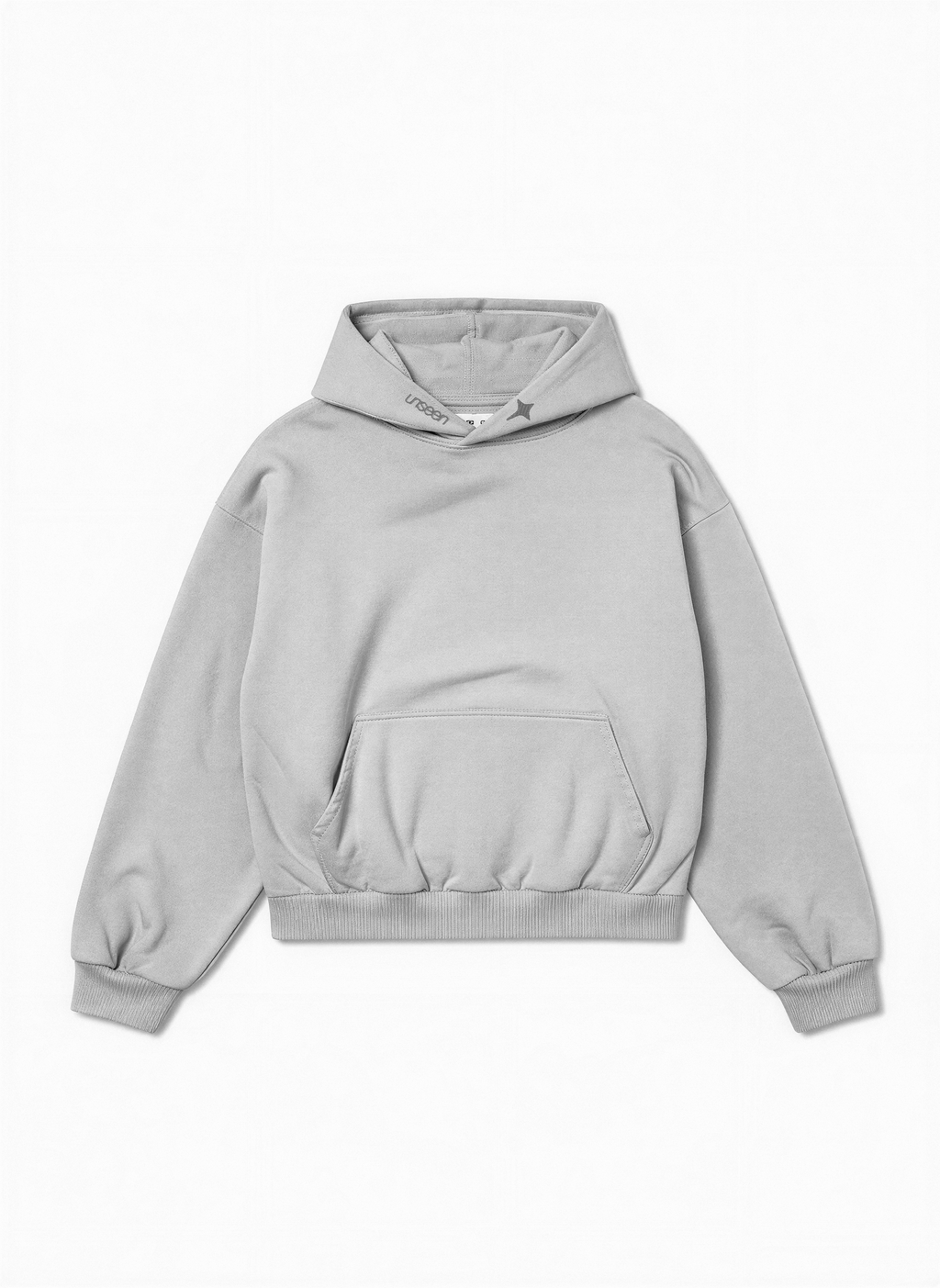 UNSEEN HOODIE LIGHT GREY