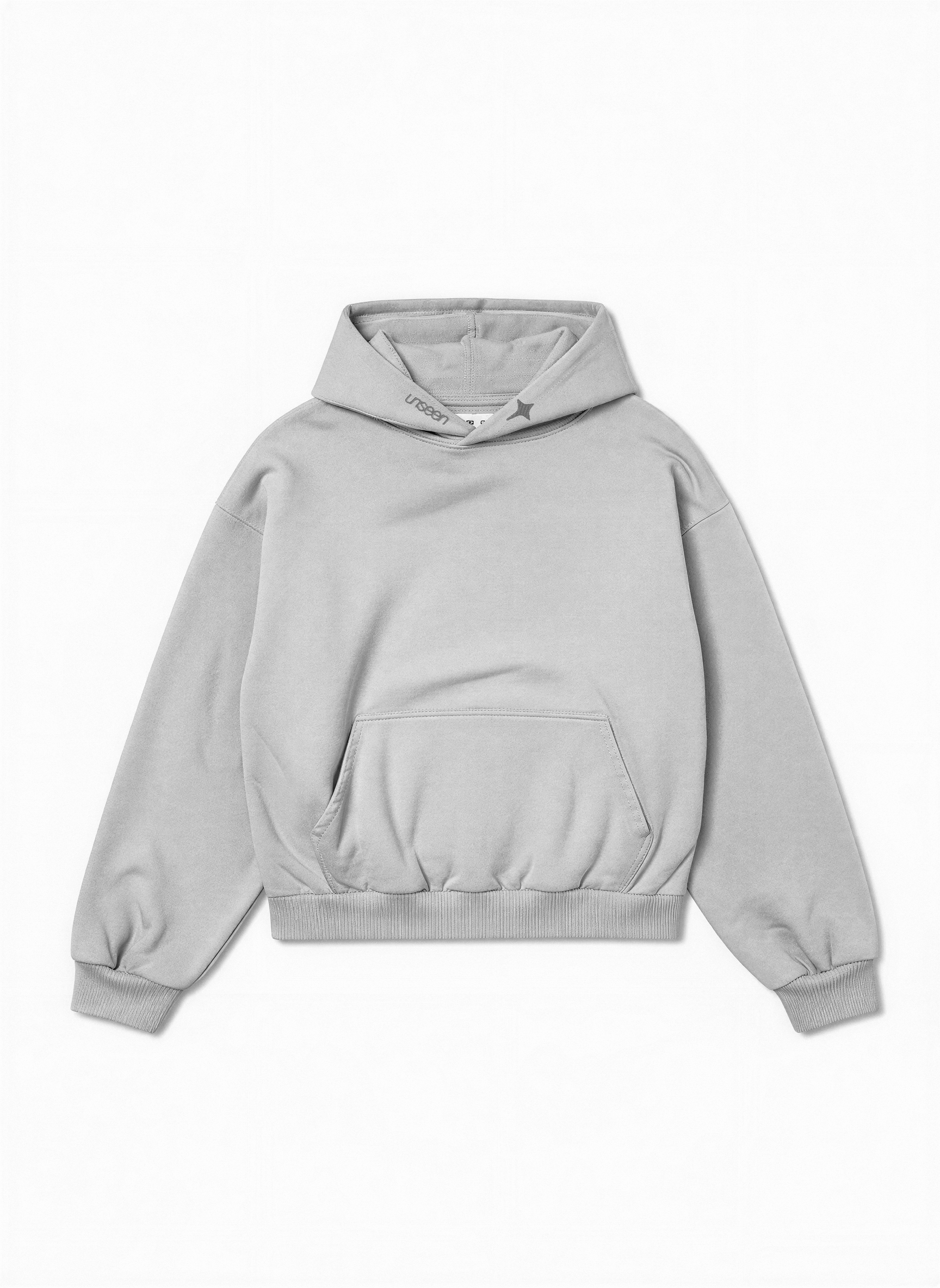 UNSEEN HOODIE LIGHT GREY