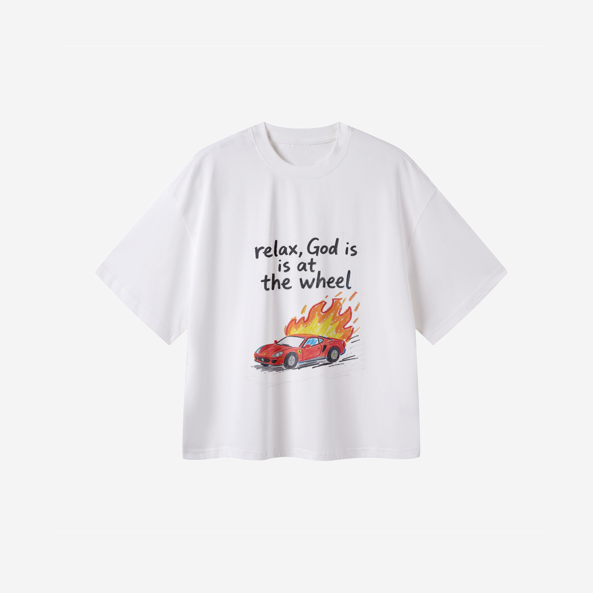 GOD AT THE WHEEL TEE