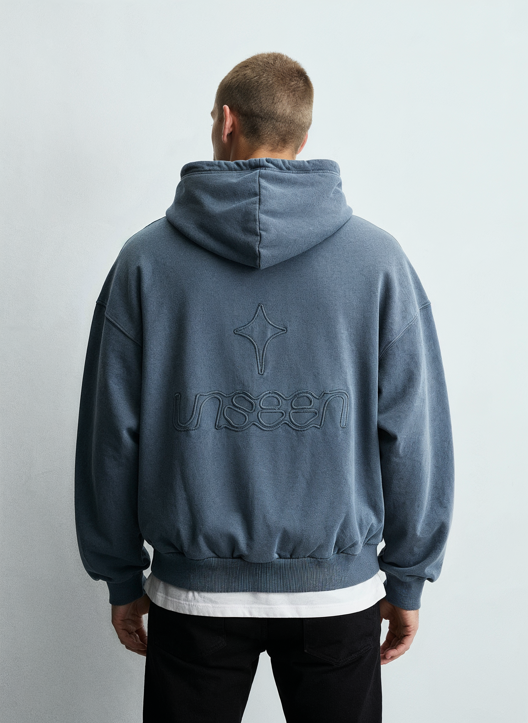 HOODIE UNSEEN BLUE