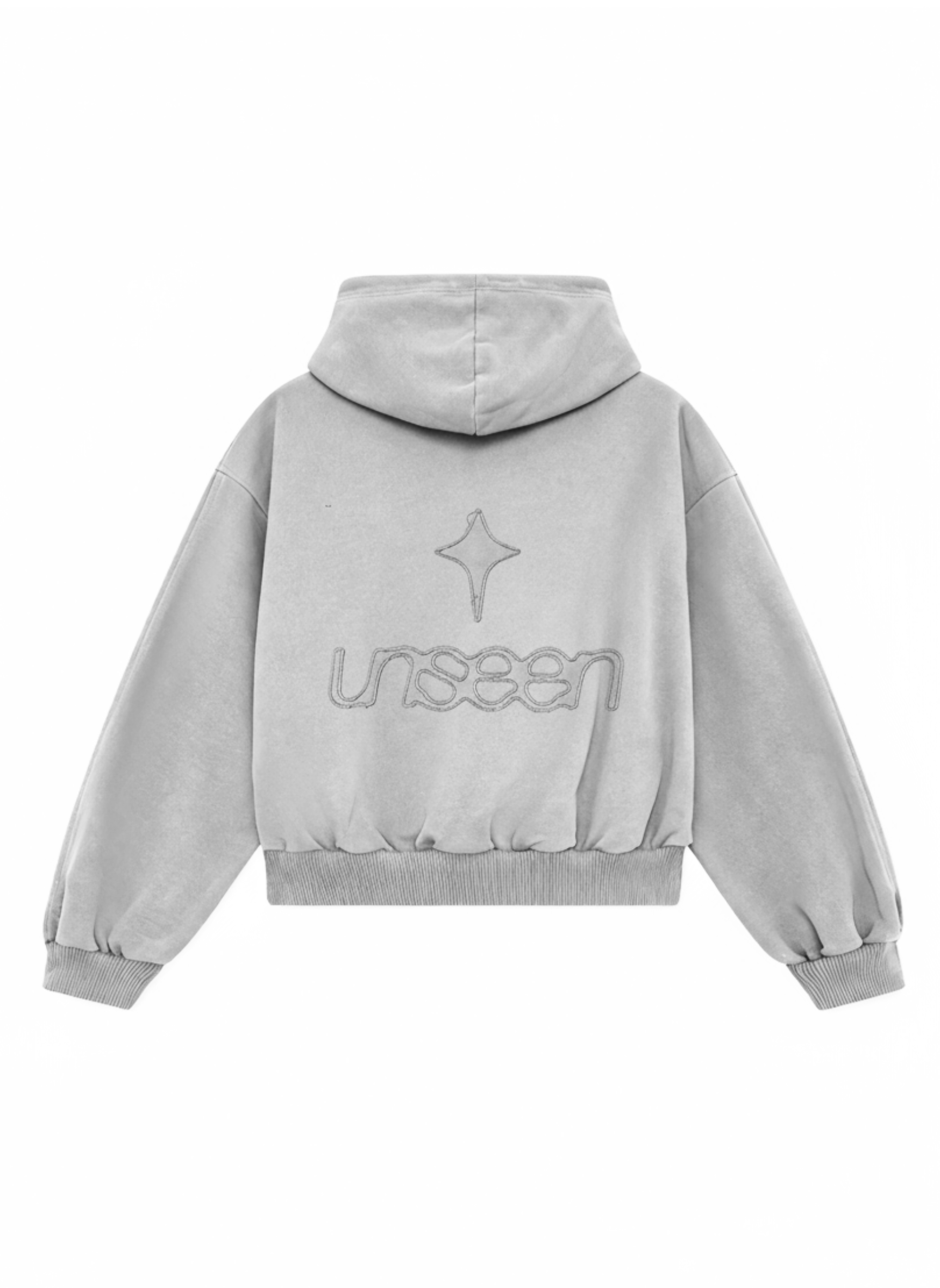 UNSEEN HOODIE LIGHT GREY